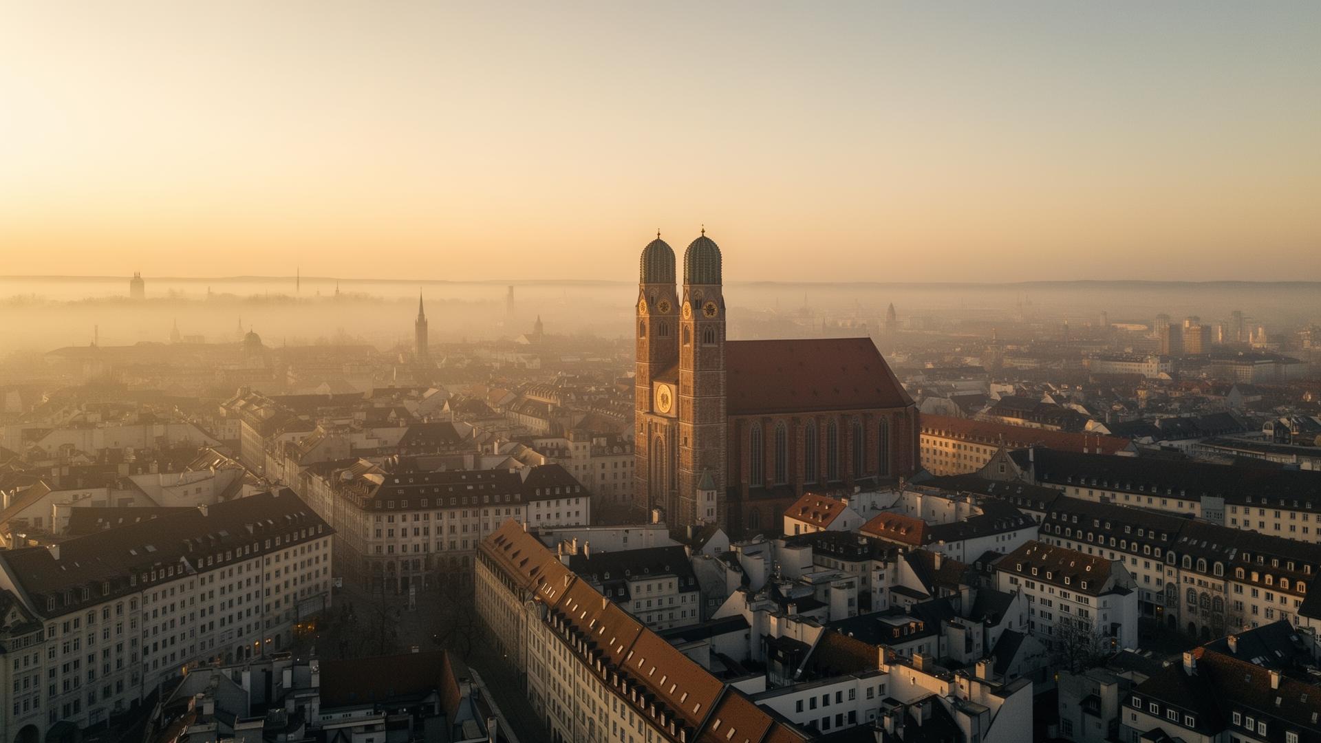 Munich at sunrise